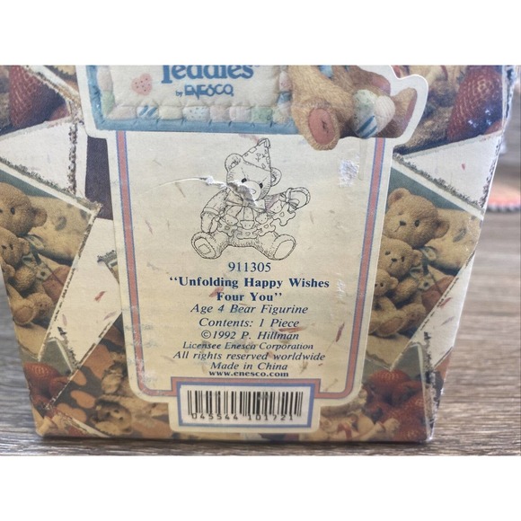 Lot Of 10 Enesco Cherished Teddies From 1992 to 1998, 2 Boxes Birthday, Carousel - Picture 6 of 16